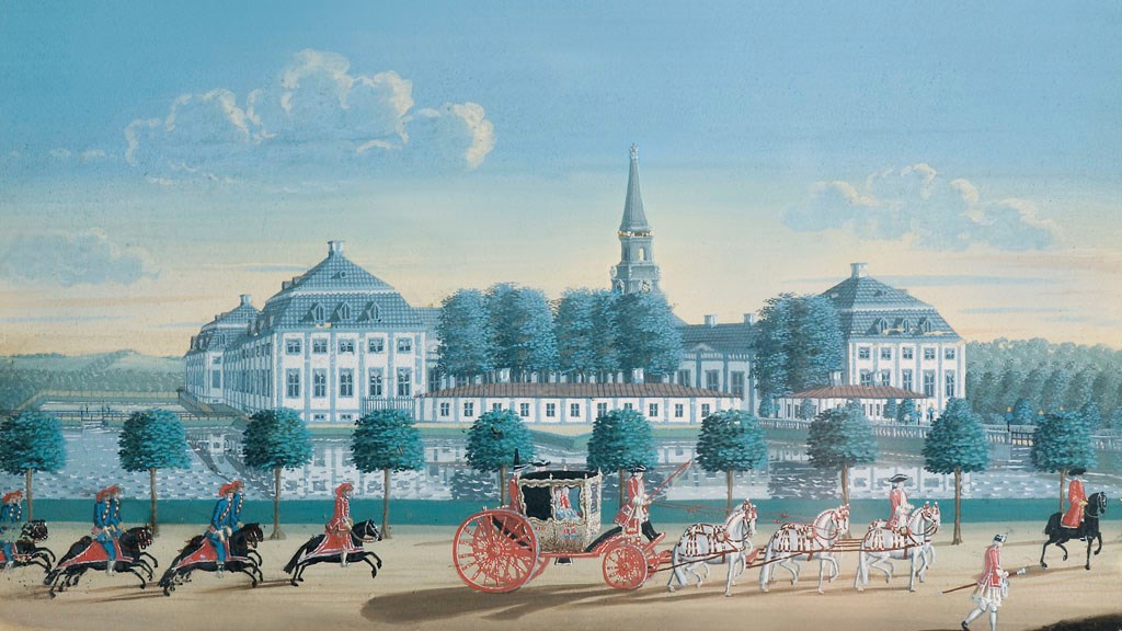 Tegning af Hirschholm Slot